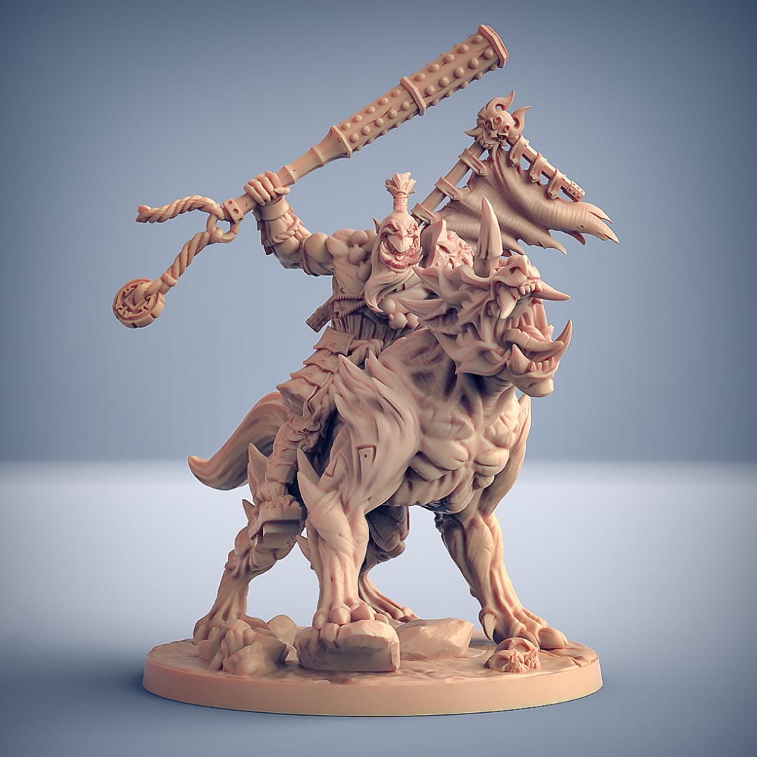 3D Printed Artisan Guild Yoshigruzu on Onibeast Oni Clan 28mm 32mm - 3D Printing Boss 