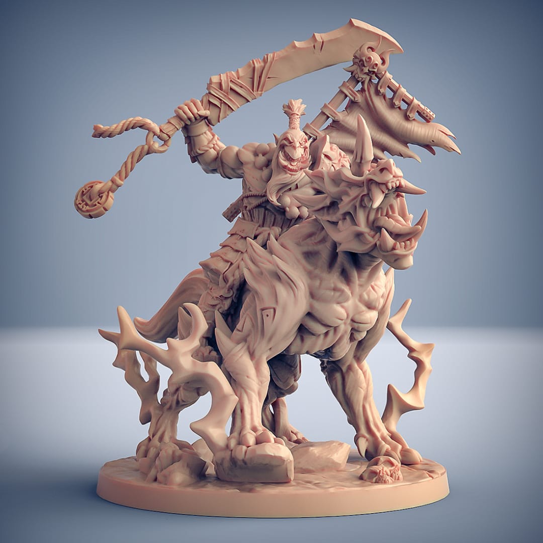 3D Printed Artisan Guild Yoshigruzu on Onibeast Oni Clan 28mm 32mm - 3D Printing Boss 
