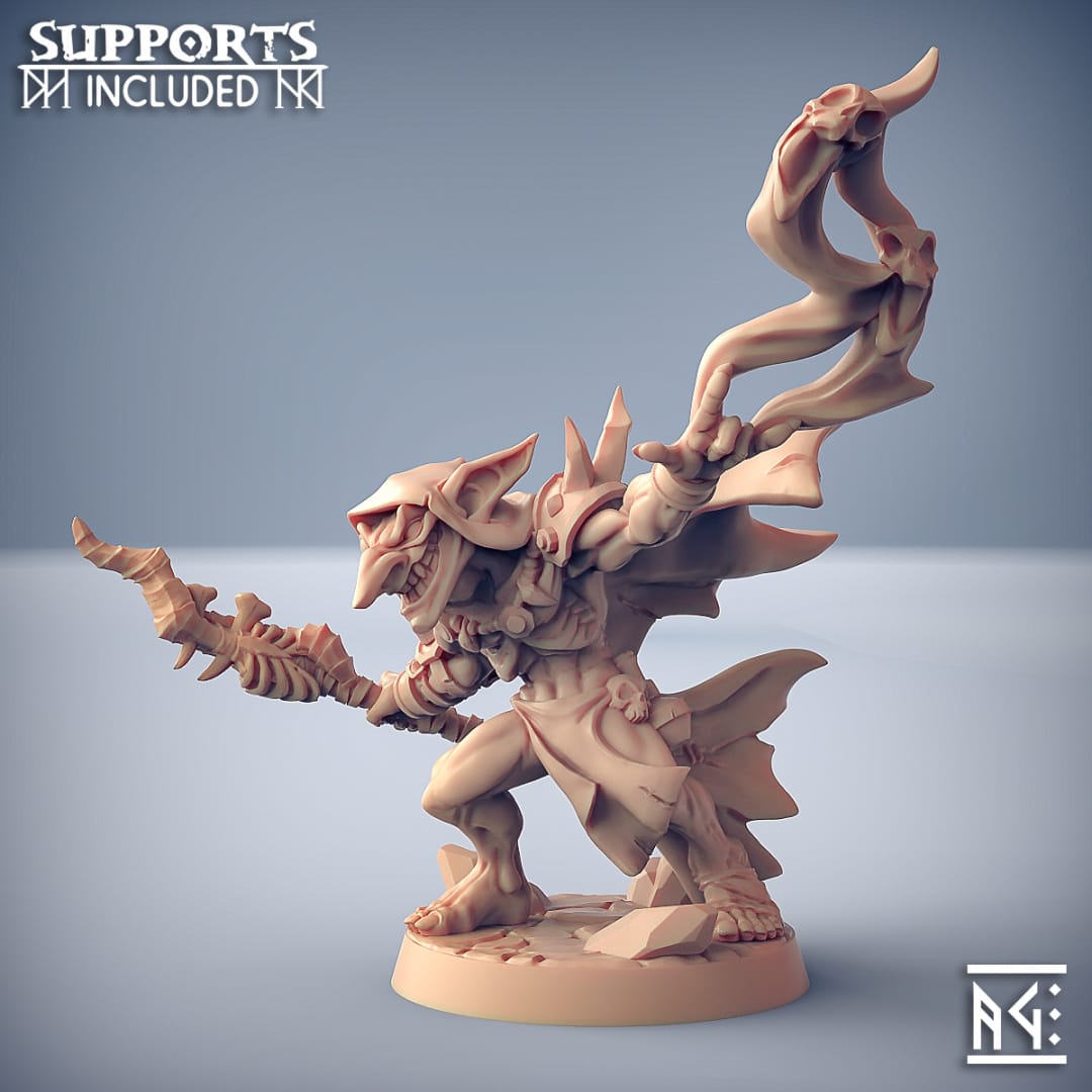 3D Printed Artisan Guild Zipzaap Darkspark Sparksoot Goblin Set 28mm 32mm - 3D Printing Boss 