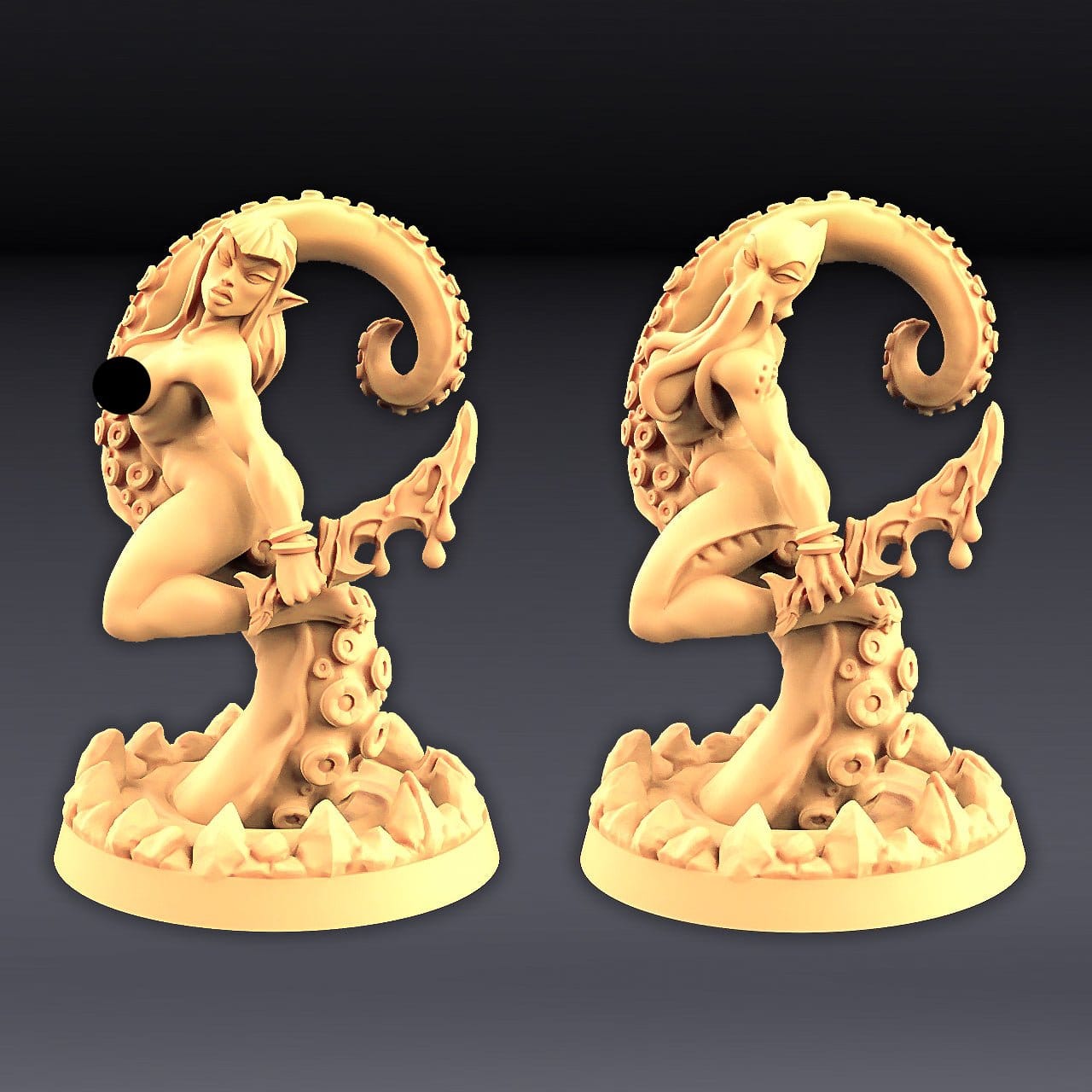 3D Printed Artisan Guild Zixrya - Depths Beauty Depth Ones Set 28mm 32mm - 3D Printing Boss 