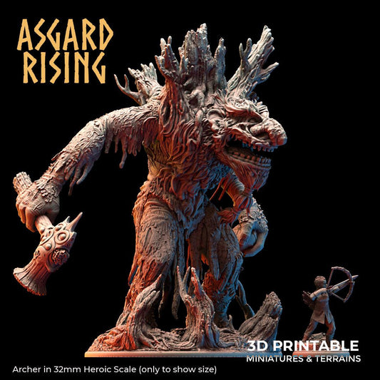 3D Printed Asgard Jontar the Mad 28 32 mm Wargaming DnD - 3D Printing Boss 