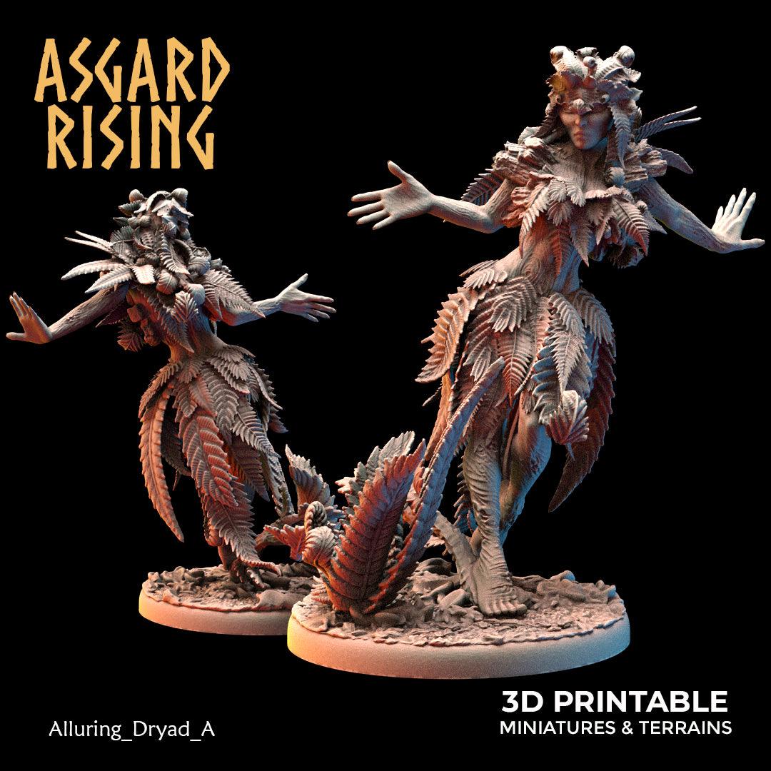 3D Printed Asgard Rising Alluring Dryads 28 32 mm Wargaming DnD - 3D Printing Boss 