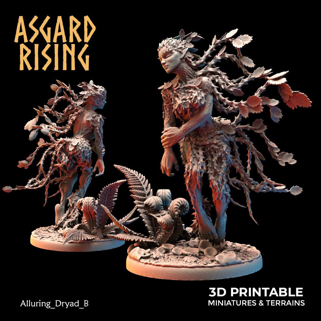 3D Printed Asgard Rising Alluring Dryads 28 32 mm Wargaming DnD - 3D Printing Boss 