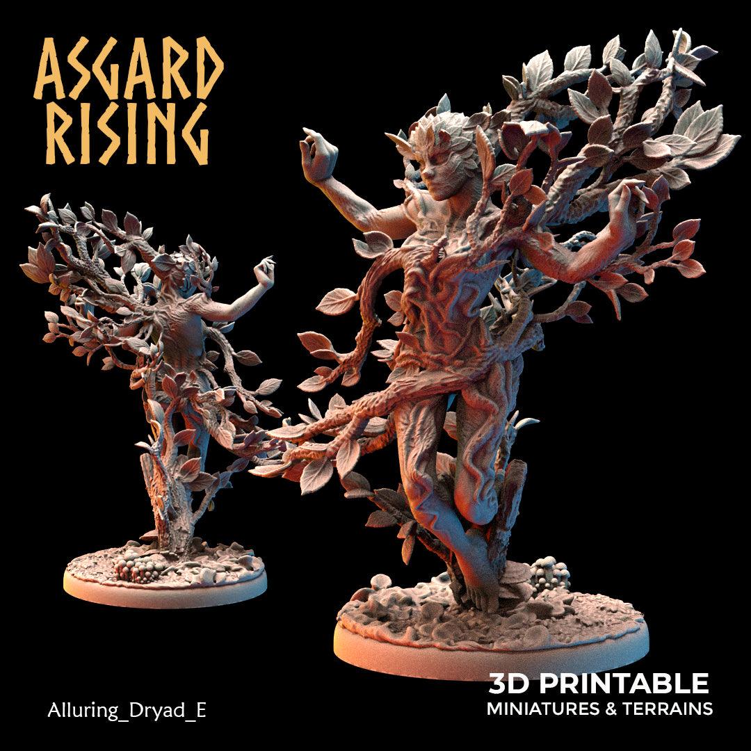 3D Printed Asgard Rising Alluring Dryads 28 32 mm Wargaming DnD - 3D Printing Boss 