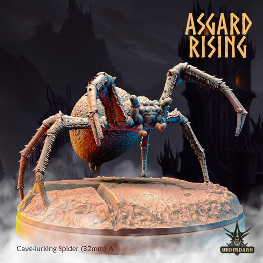 3D Printed Asgard Rising Cave-Lurking Spiders Set 2 28 32 mm Wargaming DnD - 3D Printing Boss 