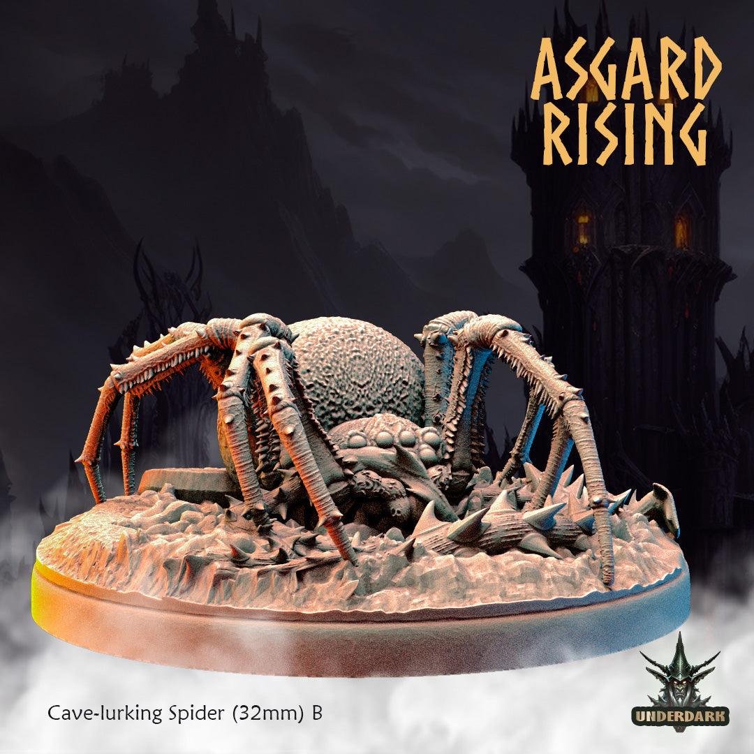 3D Printed Asgard Rising Cave-Lurking Spiders Set 2 28 32 mm Wargaming DnD - 3D Printing Boss 