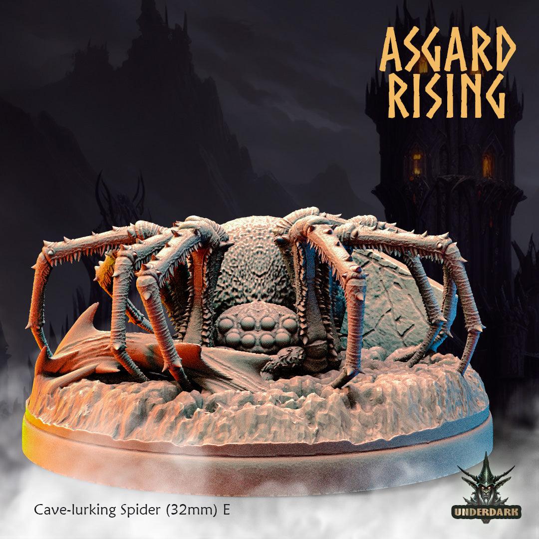 3D Printed Asgard Rising Cave-Lurking Spiders Set 2 28 32 mm Wargaming DnD - 3D Printing Boss 