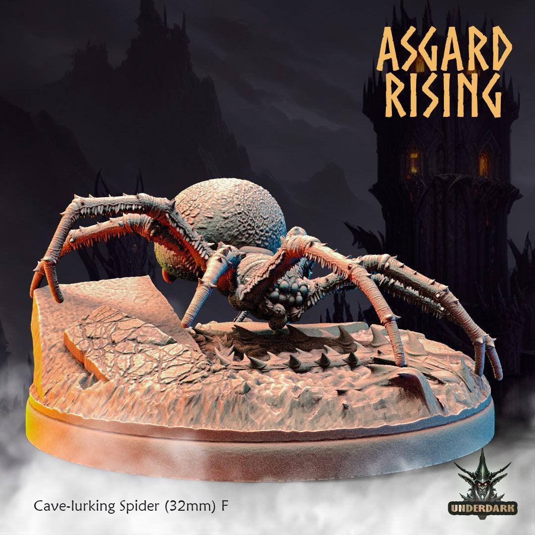 3D Printed Asgard Rising Cave-Lurking Spiders Set 2 28 32 mm Wargaming DnD - 3D Printing Boss 