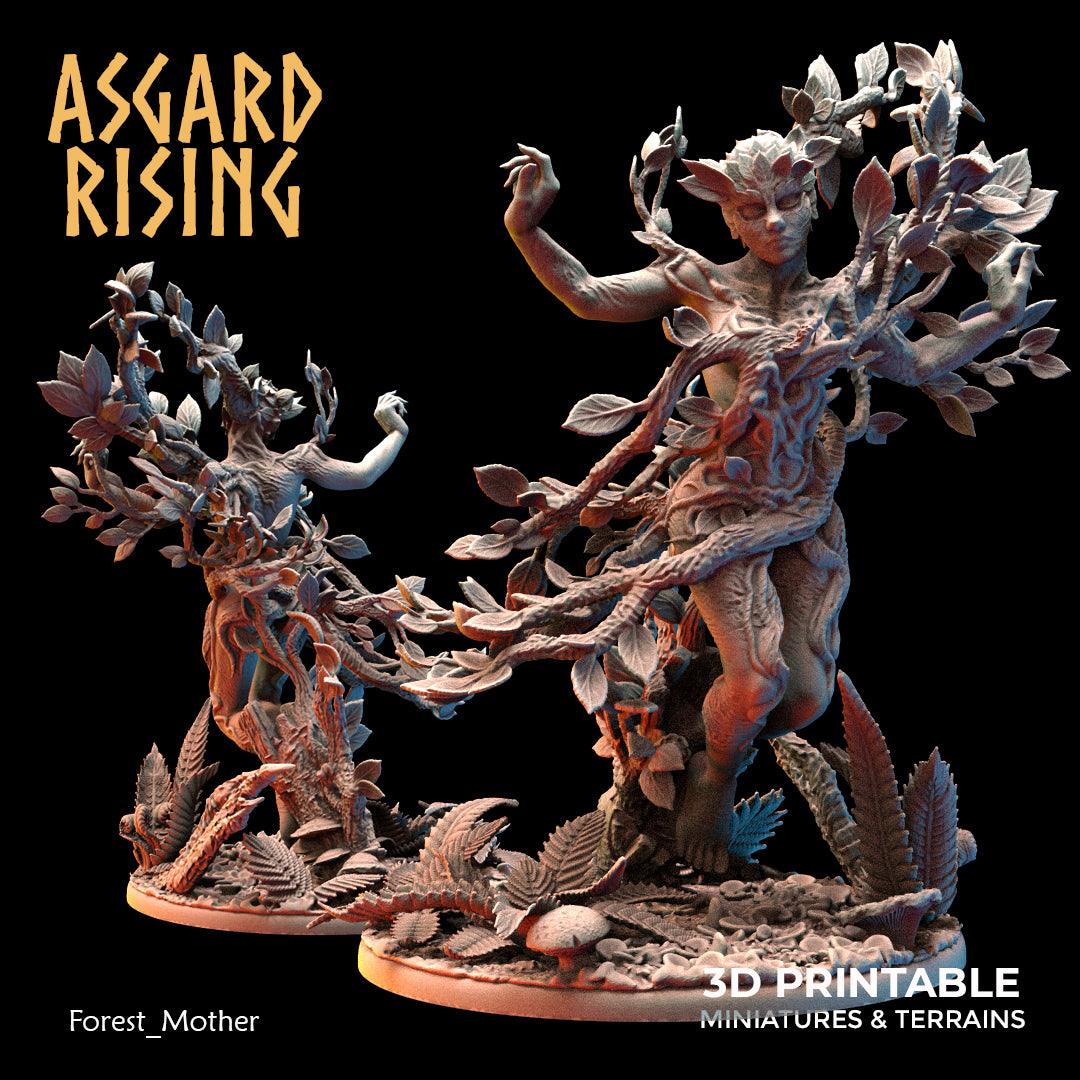 3D Printed Asgard Rising Forest Mother 28 32 mm Wargaming DnD - 3D Printing Boss 