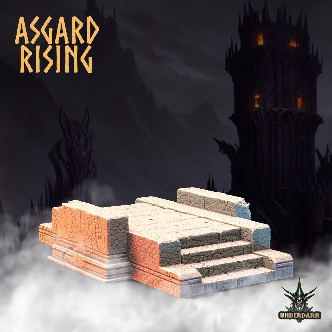 3D Printed Asgard Rising Obsidian Altar 28 32 mm Wargaming DnD - 3D Printing Boss 