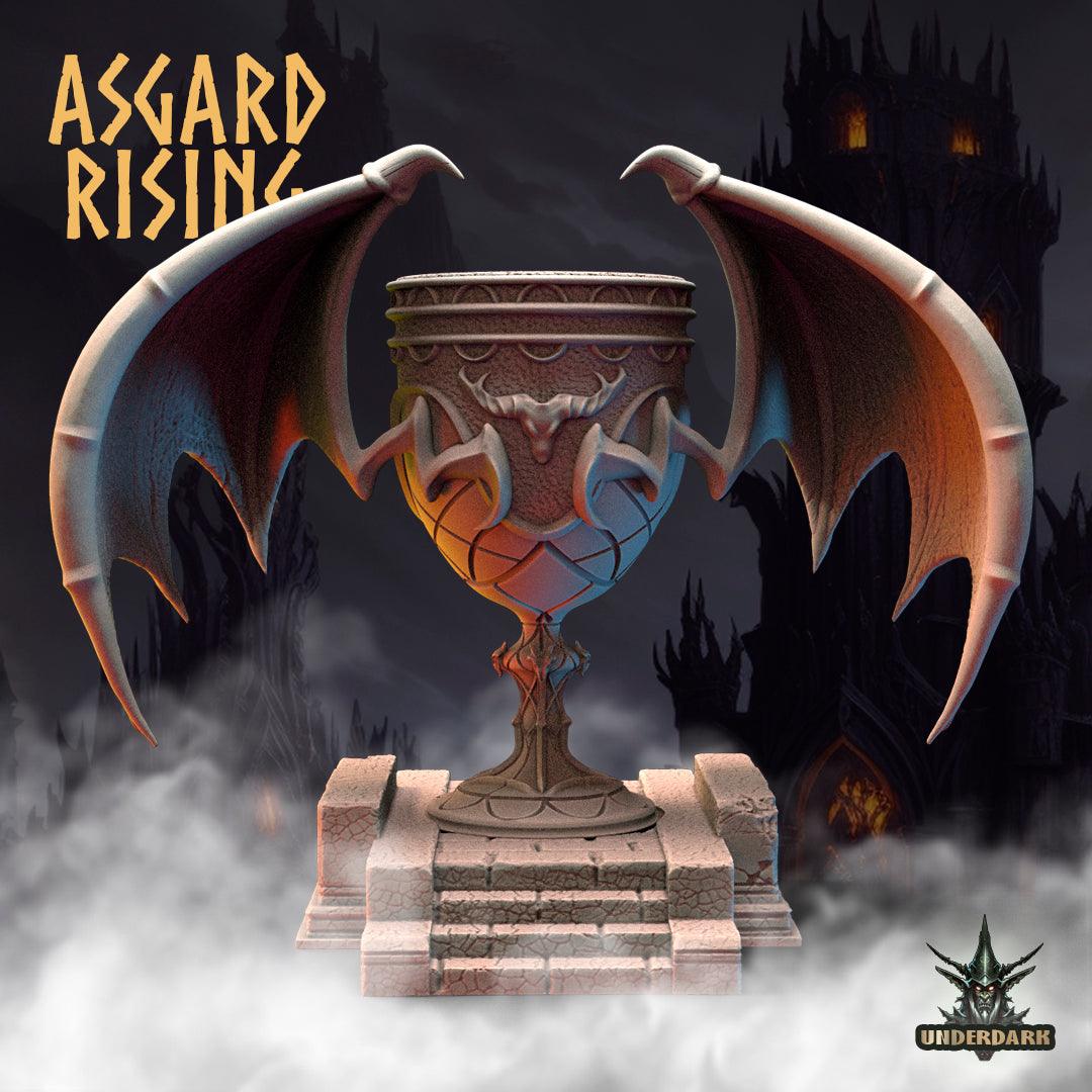 3D Printed Asgard Rising Obsidian Altar 28 32 mm Wargaming DnD - 3D Printing Boss 
