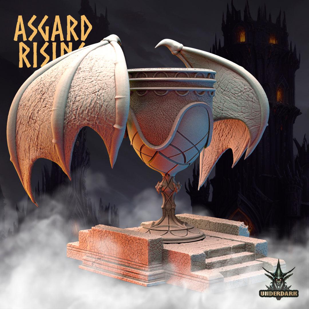 3D Printed Asgard Rising Obsidian Altar 28 32 mm Wargaming DnD - 3D Printing Boss 