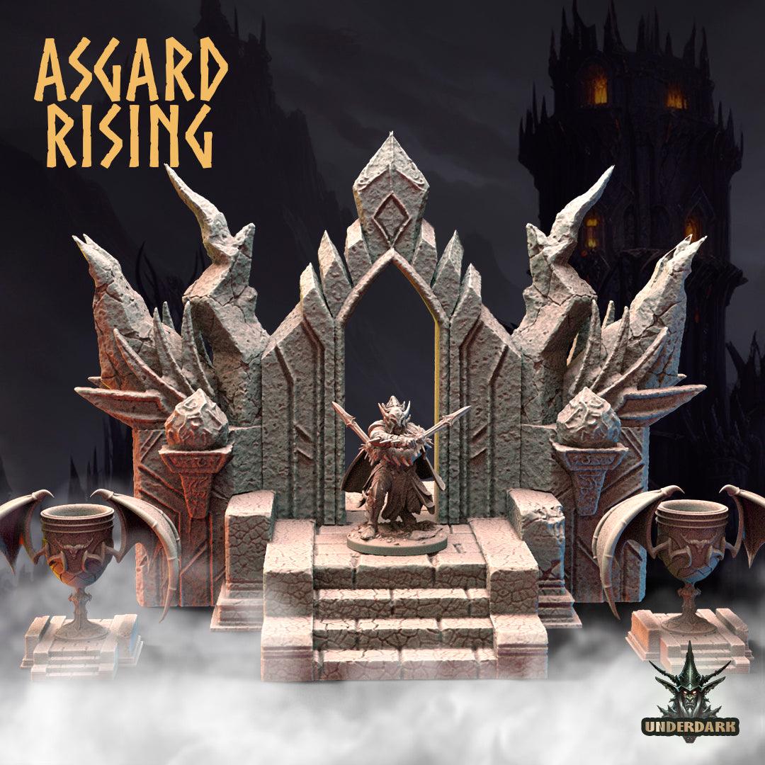 3D Printed Asgard Rising Obsidian Altar 28 32 mm Wargaming DnD - 3D Printing Boss 