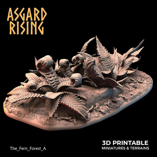 3D Printed Asgard Rising The Fern Forest 28 32 mm Wargaming DnD - 3D Printing Boss 