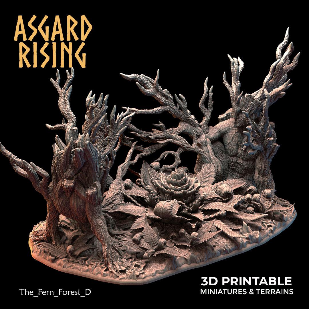 3D Printed Asgard Rising The Fern Forest 28 32 mm Wargaming DnD - 3D Printing Boss 