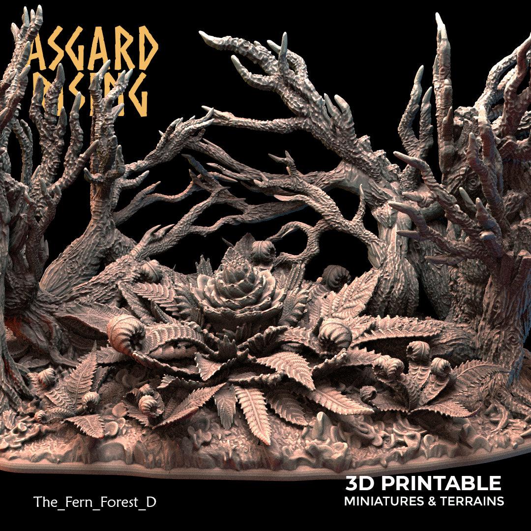 3D Printed Asgard Rising The Fern Forest 28 32 mm Wargaming DnD - 3D Printing Boss 