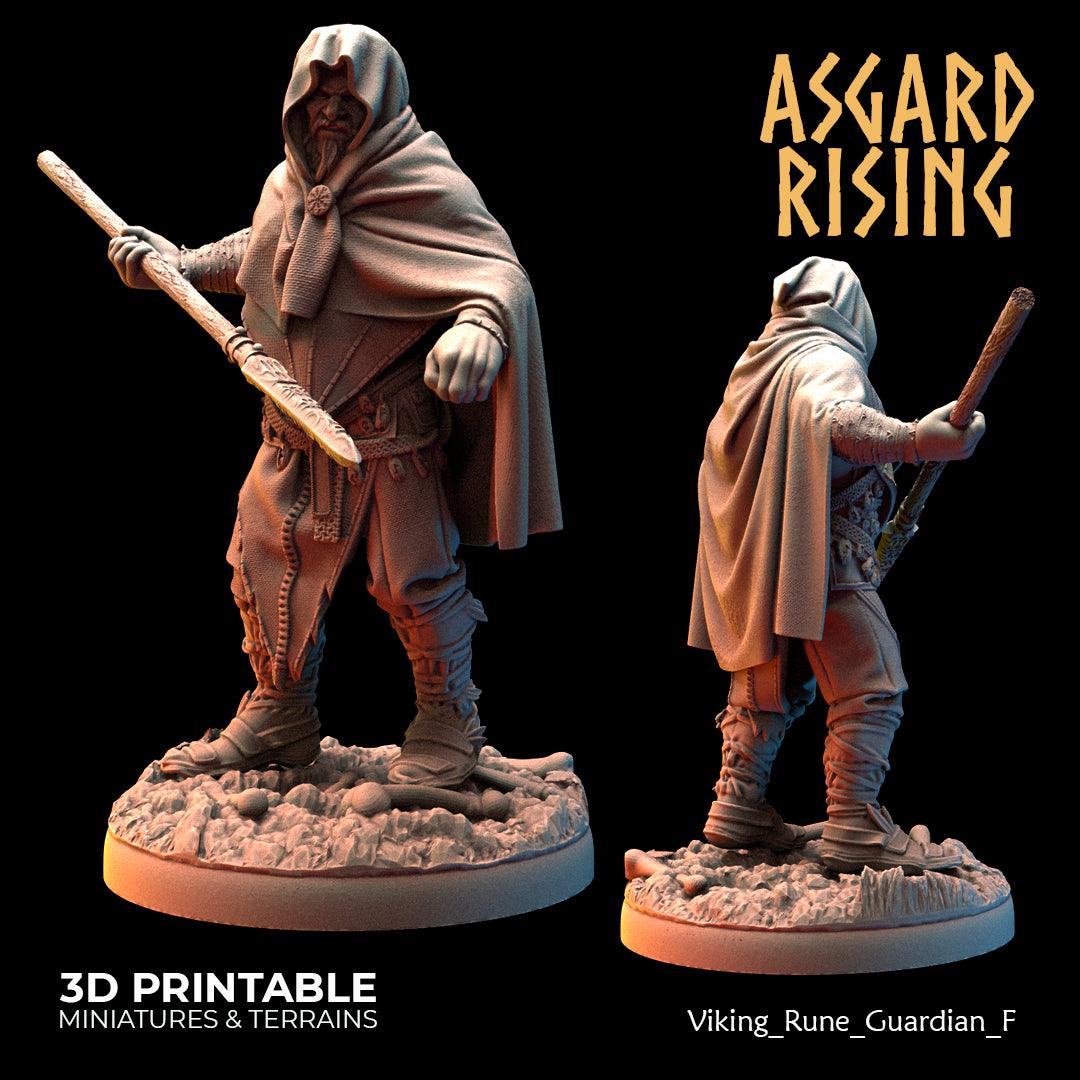 3D Printed Asgard Rising Viking Rune Guardians of the Raven Clan - 28 32mm Wargaming DnD - 3D Printing Boss 