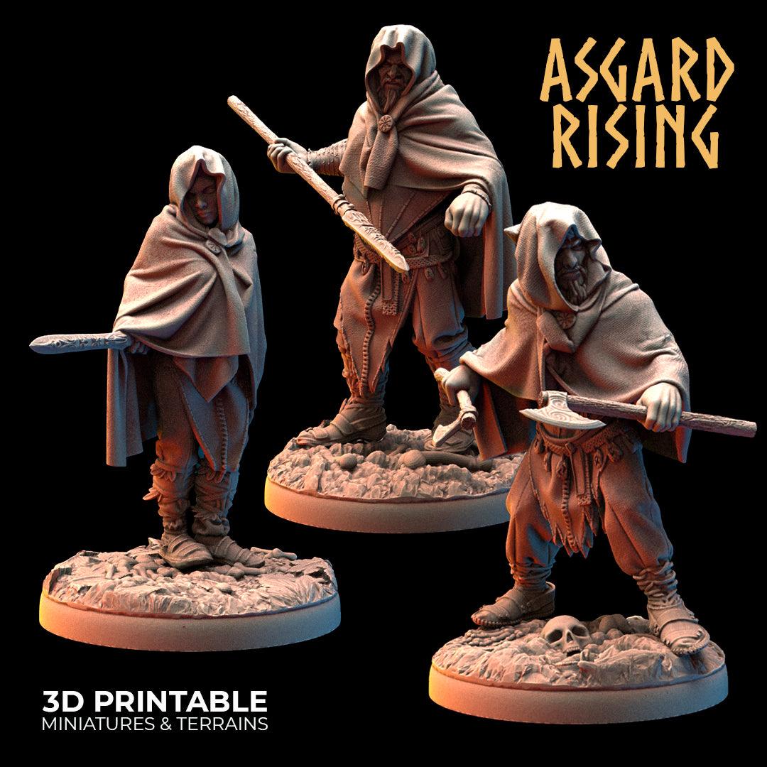 3D Printed Asgard Rising Viking Rune Guardians of the Raven Clan - 28 32mm Wargaming DnD - 3D Printing Boss 