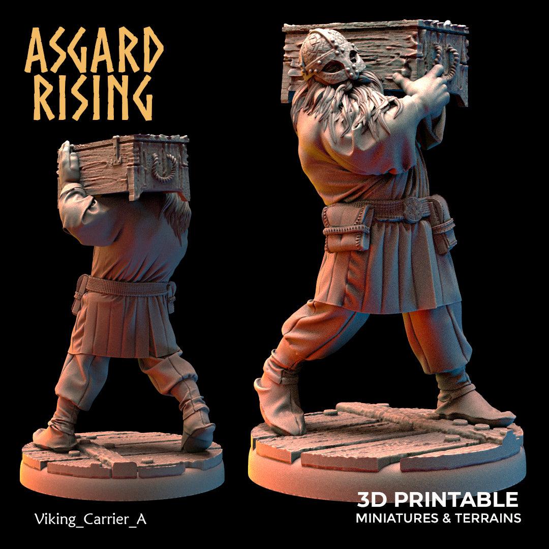 3D Printed Asgard Rising Viking Sailors Crew 28 32 mm Wargaming DnD - 3D Printing Boss 
