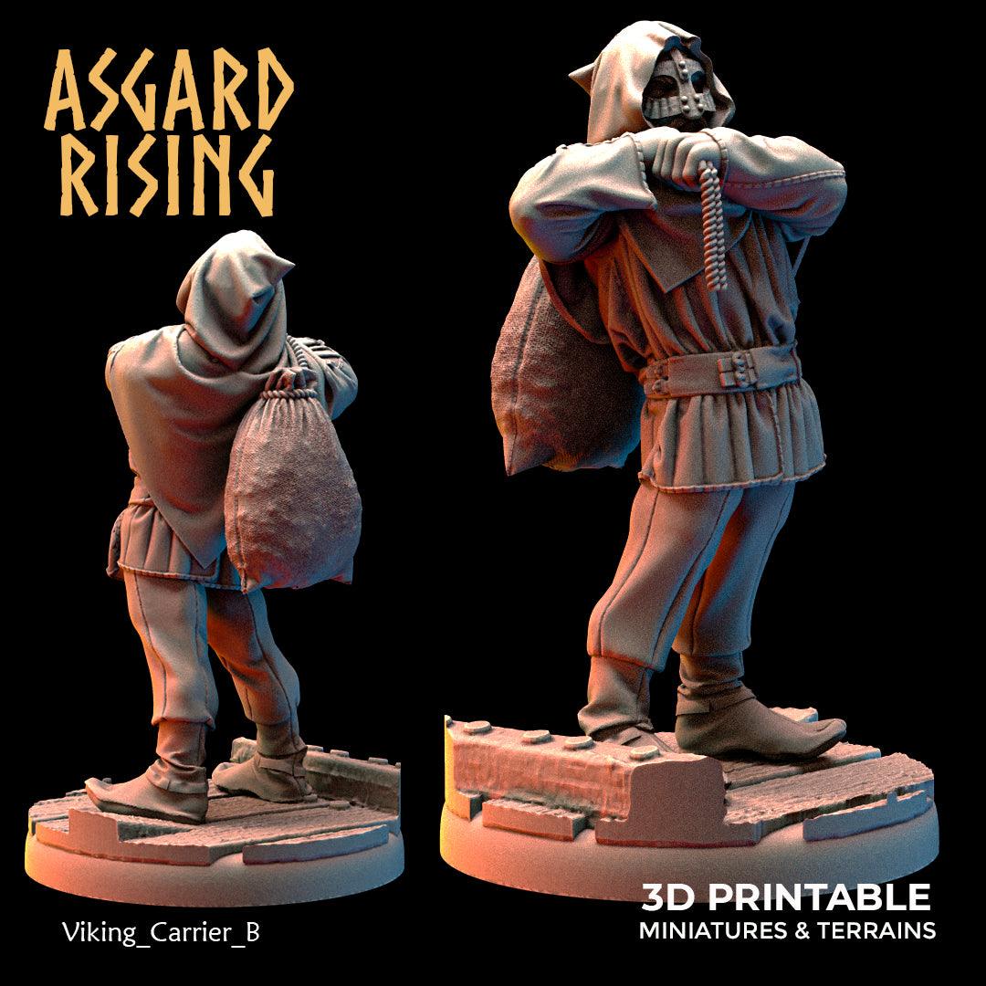 3D Printed Asgard Rising Viking Sailors Crew 28 32 mm Wargaming DnD - 3D Printing Boss 
