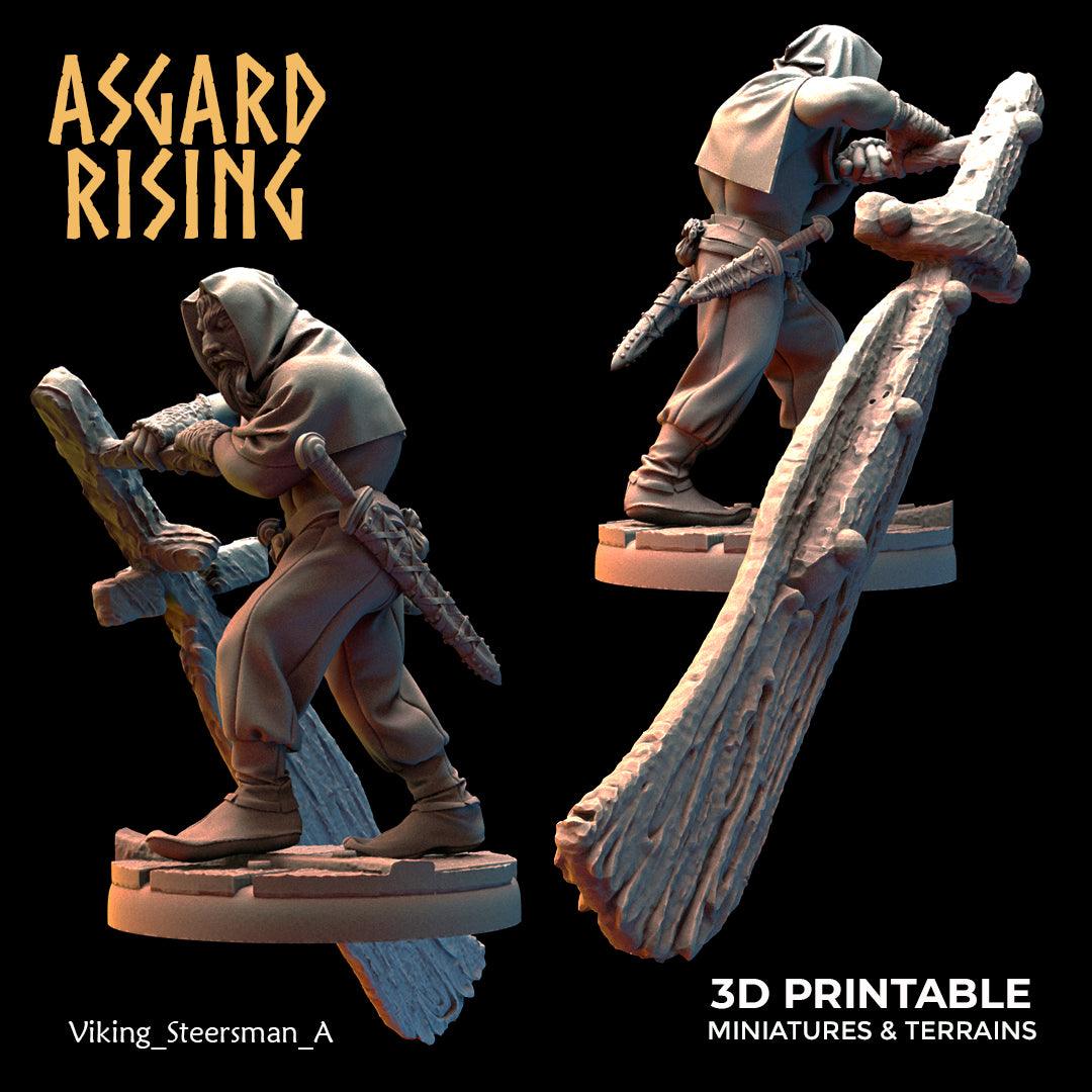 3D Printed Asgard Rising Viking Sailors Rowers 28 32 mm Wargaming DnD - 3D Printing Boss 