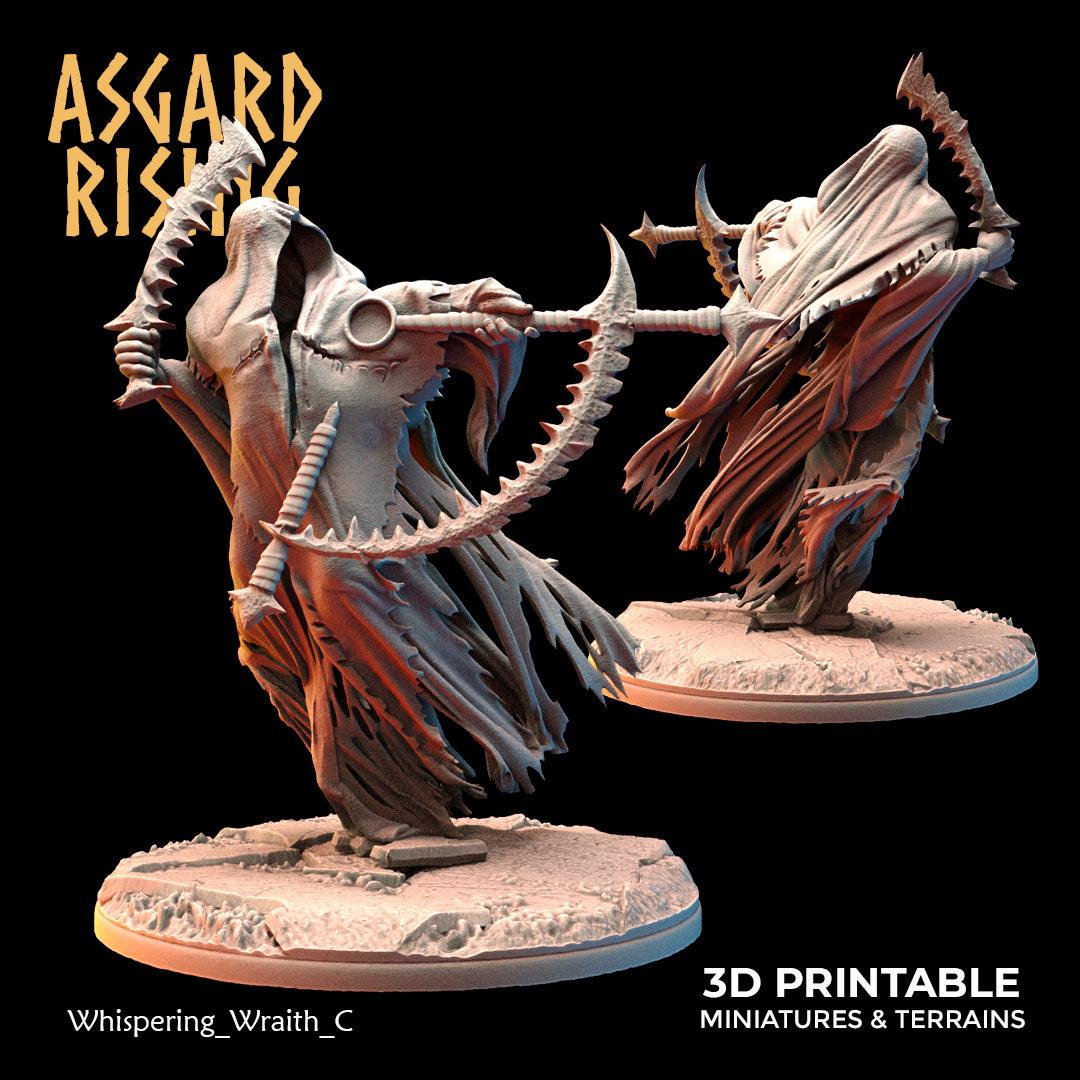 3D Printed Asgard Rising Whispering Wraiths 28 32 mm Wargaming DnD - 3D Printing Boss 