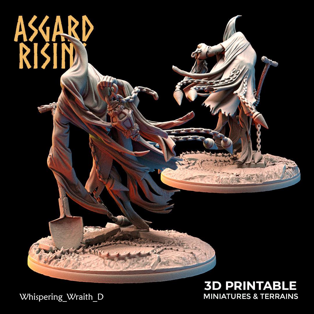 3D Printed Asgard Rising Whispering Wraiths 28 32 mm Wargaming DnD - 3D Printing Boss 