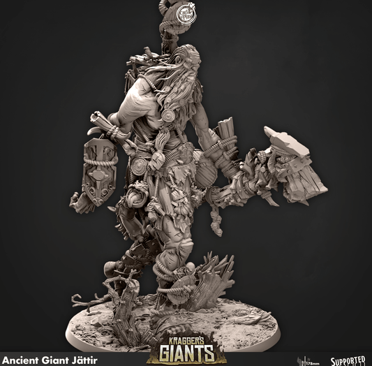 3D Printed Cast n Play 689 Ancient Giant Jattir Kragger's Giants Set 28mm 32mm D&D - 3D Printing Boss 