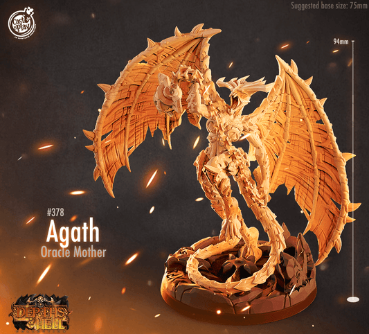 3D Printed Cast n Play Agath Depths of Hell 28mm 32mm D&D - 3D Printing Boss 