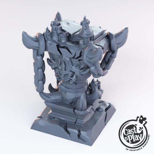 3D Printed Cast n Play Altar 28mm 32mm D&D - 3D Printing Boss 