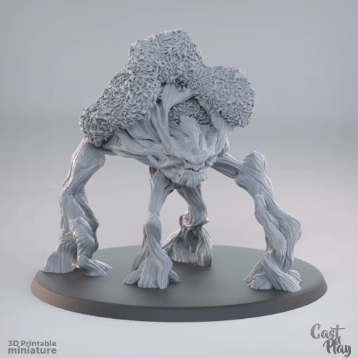 3D Printed Cast n Play Ancient Treant 28mm 32mm D&D - 3D Printing Boss 