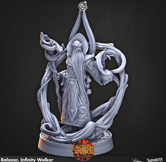 3D Printed Cast n Play Balazar, Infinity, Walker Sorcerers Council 28mm 32mm D&D - 3D Printing Boss 