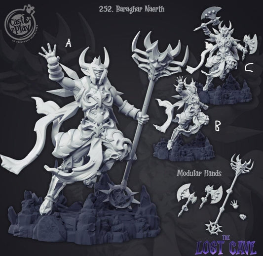 3D Printed Cast n Play Baraghar Naerth  28mm 32mm D&D - 3D Printing Boss 