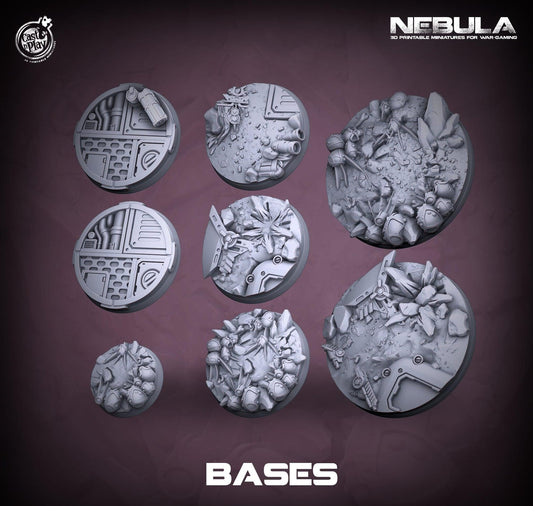 3D Printed Cast n Play Bases Nebula Origins 28mm 32mm D&D - 3D Printing Boss 