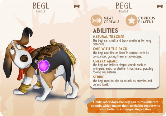 3D Printed Cast n Play Begl - The Beagle Companions 28mm 32mm D&D - 3D Printing Boss 