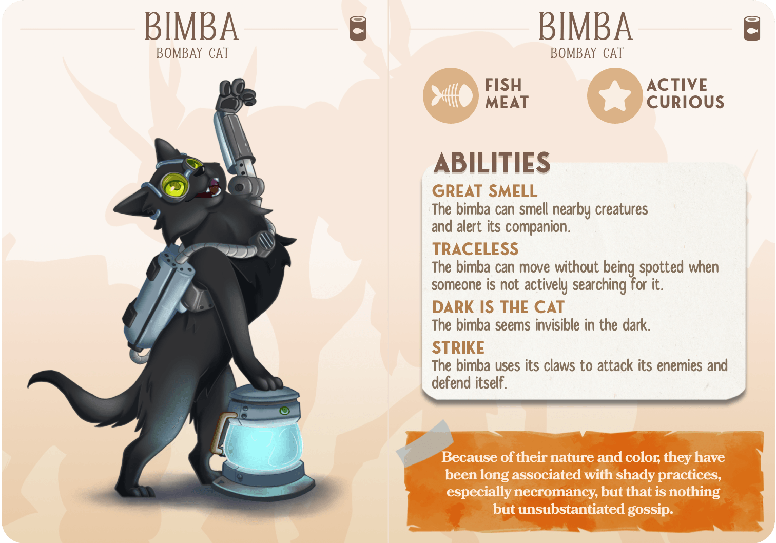 3D Printed Cast n Play Bimba - Bombay Cat Companions 28mm 32mm D&D - 3D Printing Boss 