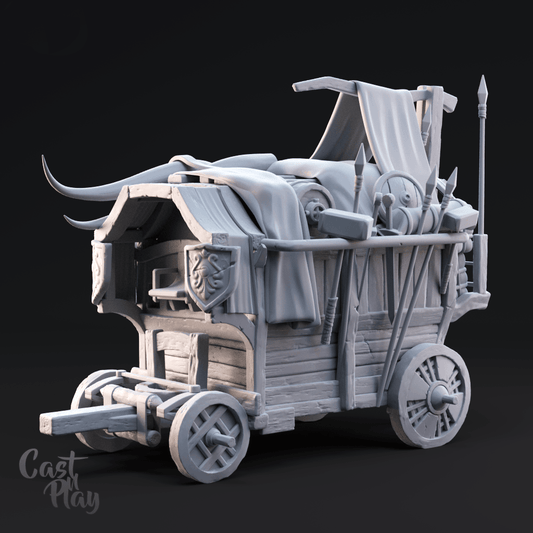 3D Printed Cast n Play Caravan 28mm 32mm D&D - 3D Printing Boss 