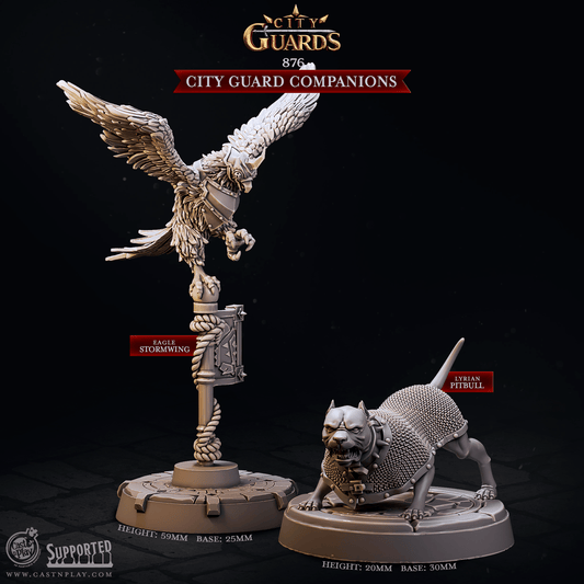 3D Printed Cast n Play City Guard Companions City Guards Set 28mm 32mm D&D - 3D Printing Boss 