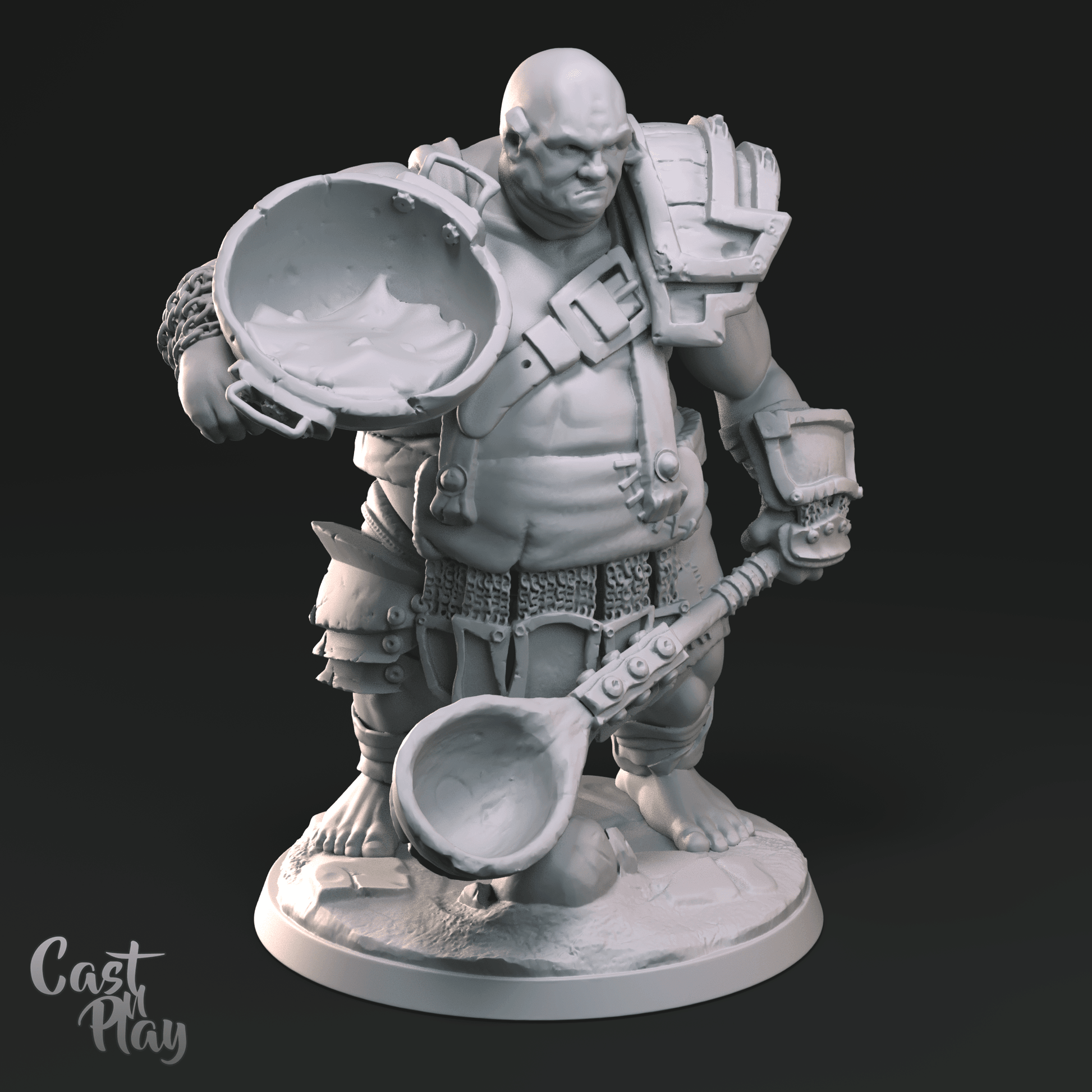 3D Printed Cast n Play Cook 28mm 32mm D&D - 3D Printing Boss 