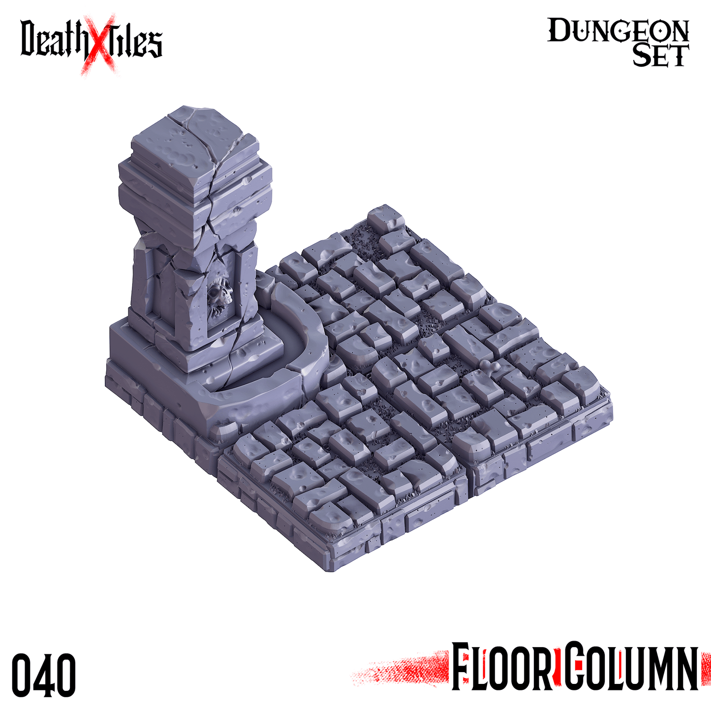 3D Printed Cast n Play Death x Tiles Scatter Floor Set 28mm 32mm D&D - 3D Printing Boss 