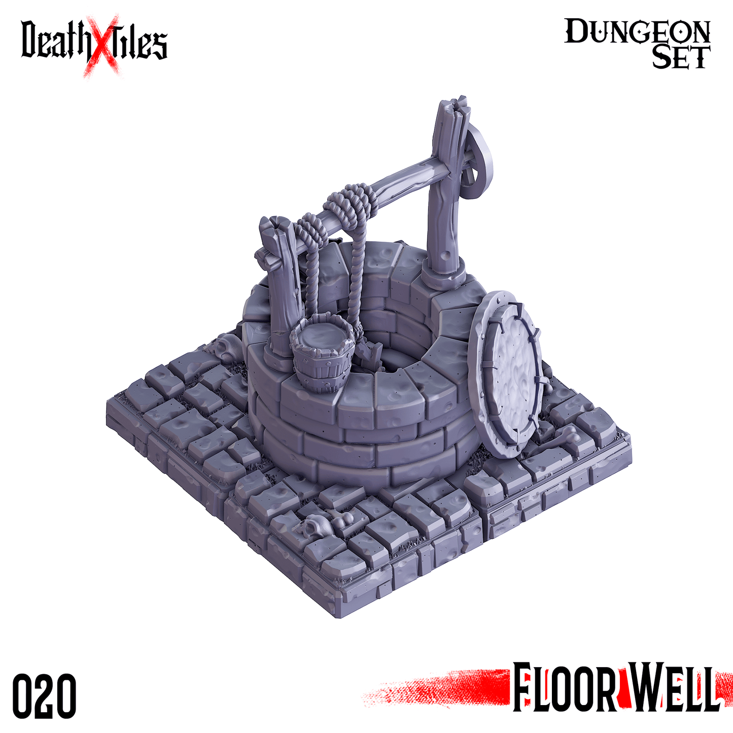 3D Printed Cast n Play Death x Tiles Scatter Floor Set 28mm 32mm D&D - 3D Printing Boss 