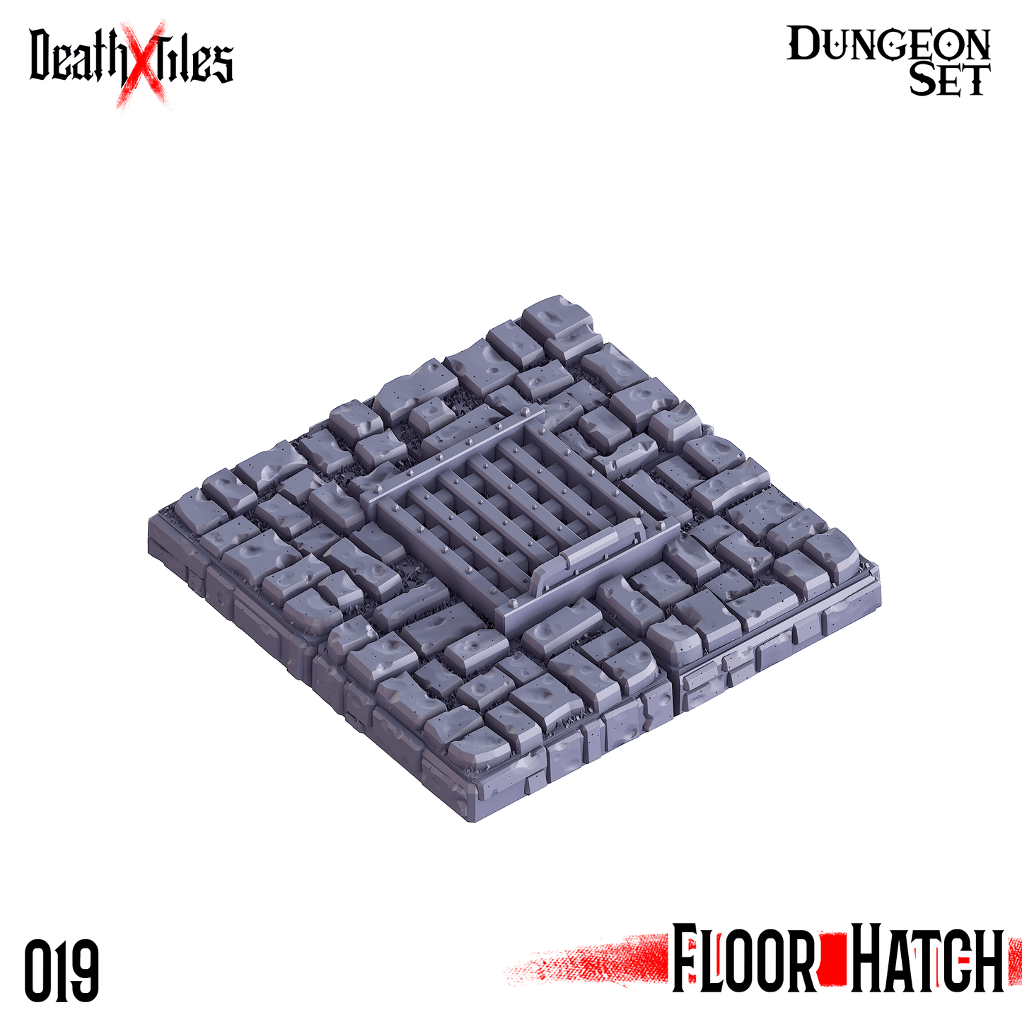 3D Printed Cast n Play Death x Tiles Scatter Floor Set 28mm 32mm D&D - 3D Printing Boss 