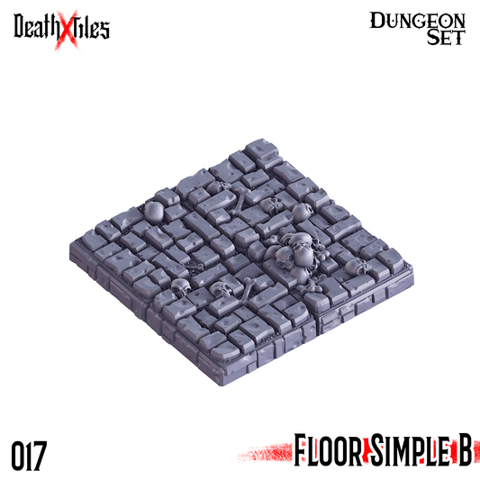 3D Printed Cast n Play Death x Tiles Scatter Floor Set 28mm 32mm D&D - 3D Printing Boss 