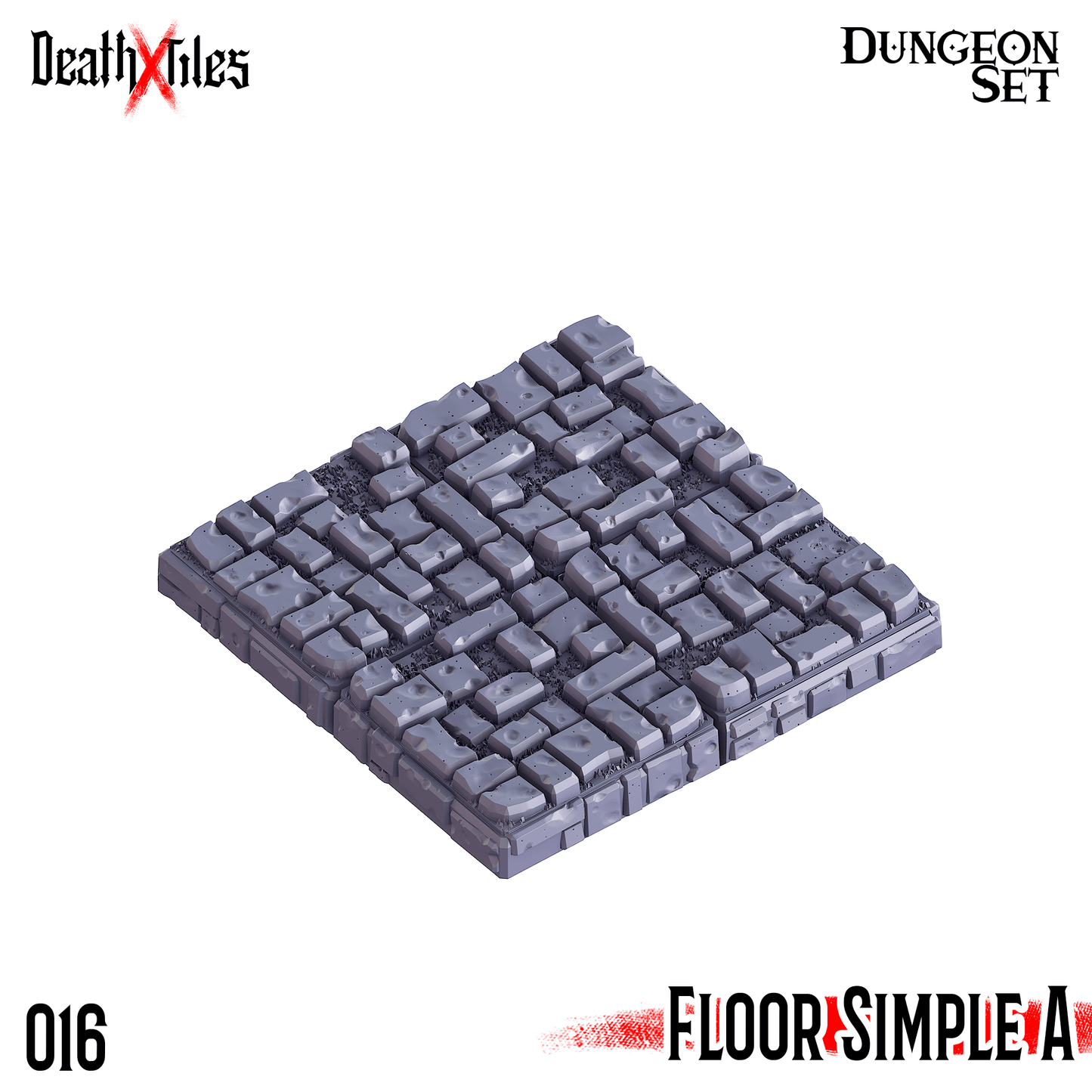 3D Printed Cast n Play Death x Tiles Scatter Floor Set 28mm 32mm D&D - 3D Printing Boss 
