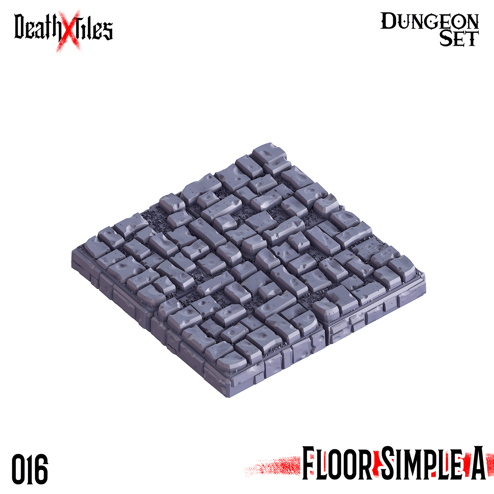 3D Printed Cast n Play Death x Tiles Scatter Floor Set 28mm 32mm D&D - 3D Printing Boss 