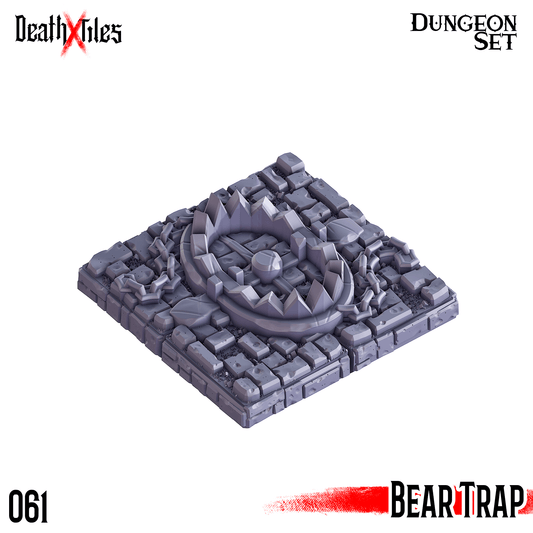 3D Printed Cast n Play Death x Tiles - Trap Bundle 2 Dungeon Tile Set - 3D Printing Boss 
