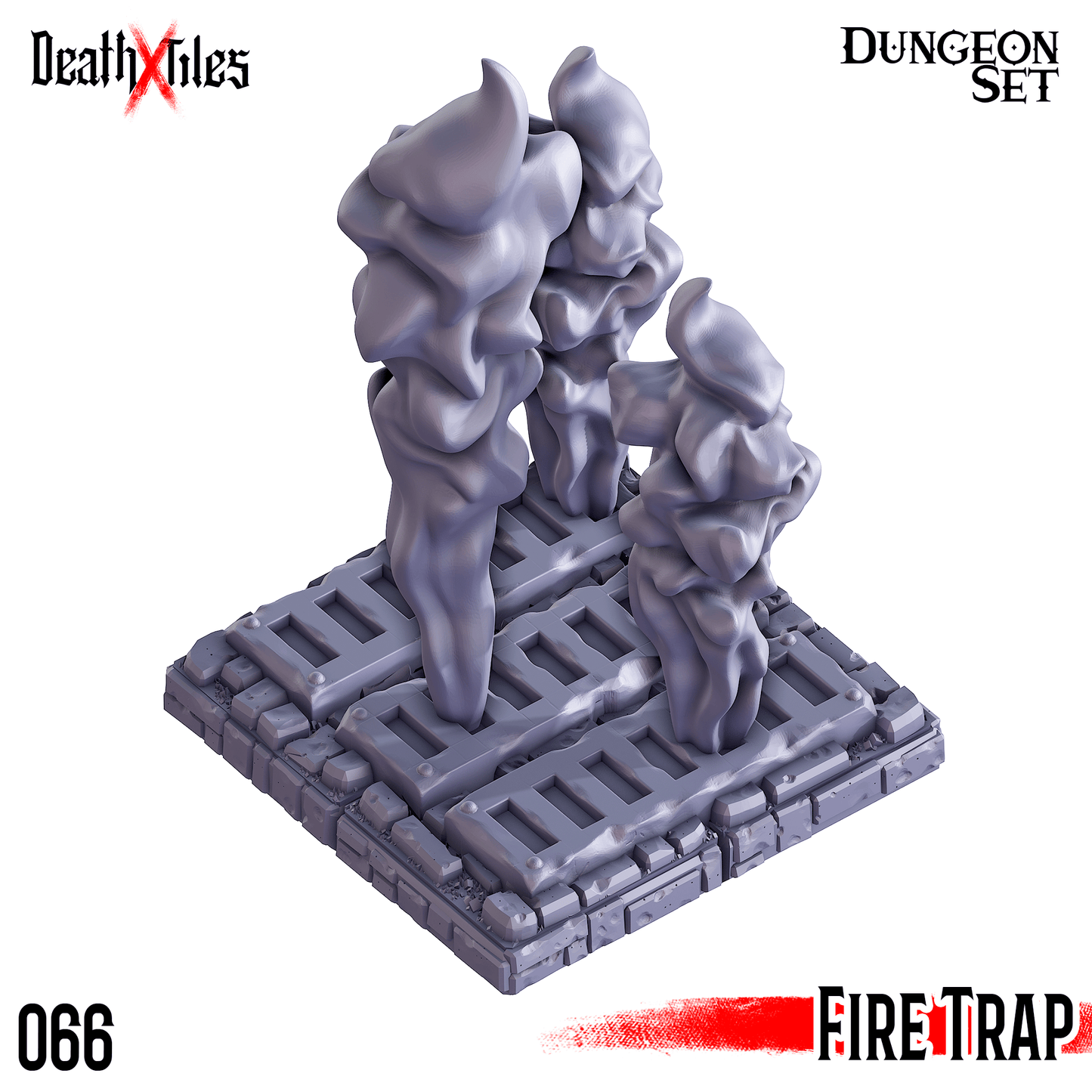 3D Printed Cast n Play Death x Tiles - Trap Bundle 2 Dungeon Tile Set - 3D Printing Boss 
