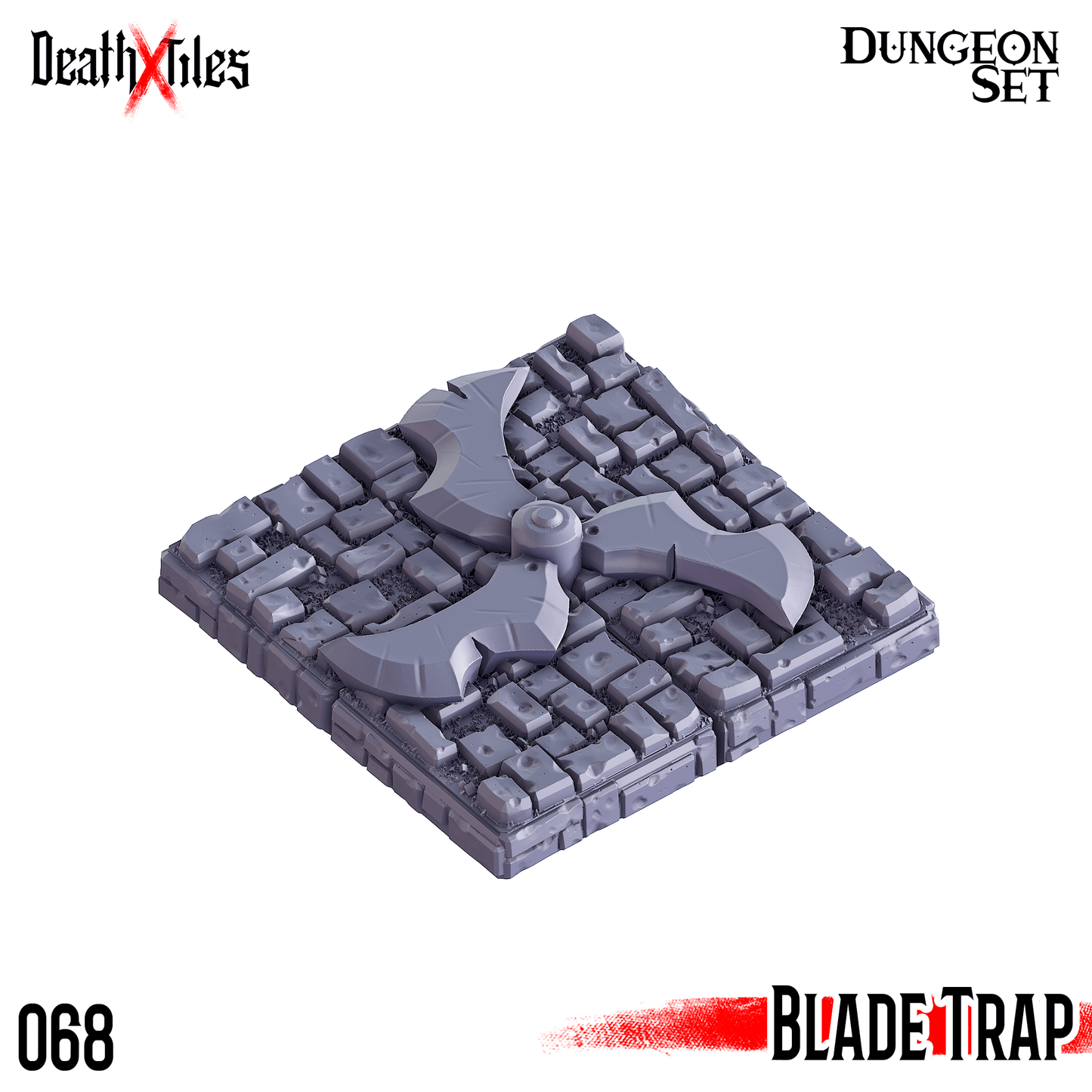3D Printed Cast n Play Death x Tiles - Trap Bundle 2 Dungeon Tile Set - 3D Printing Boss 