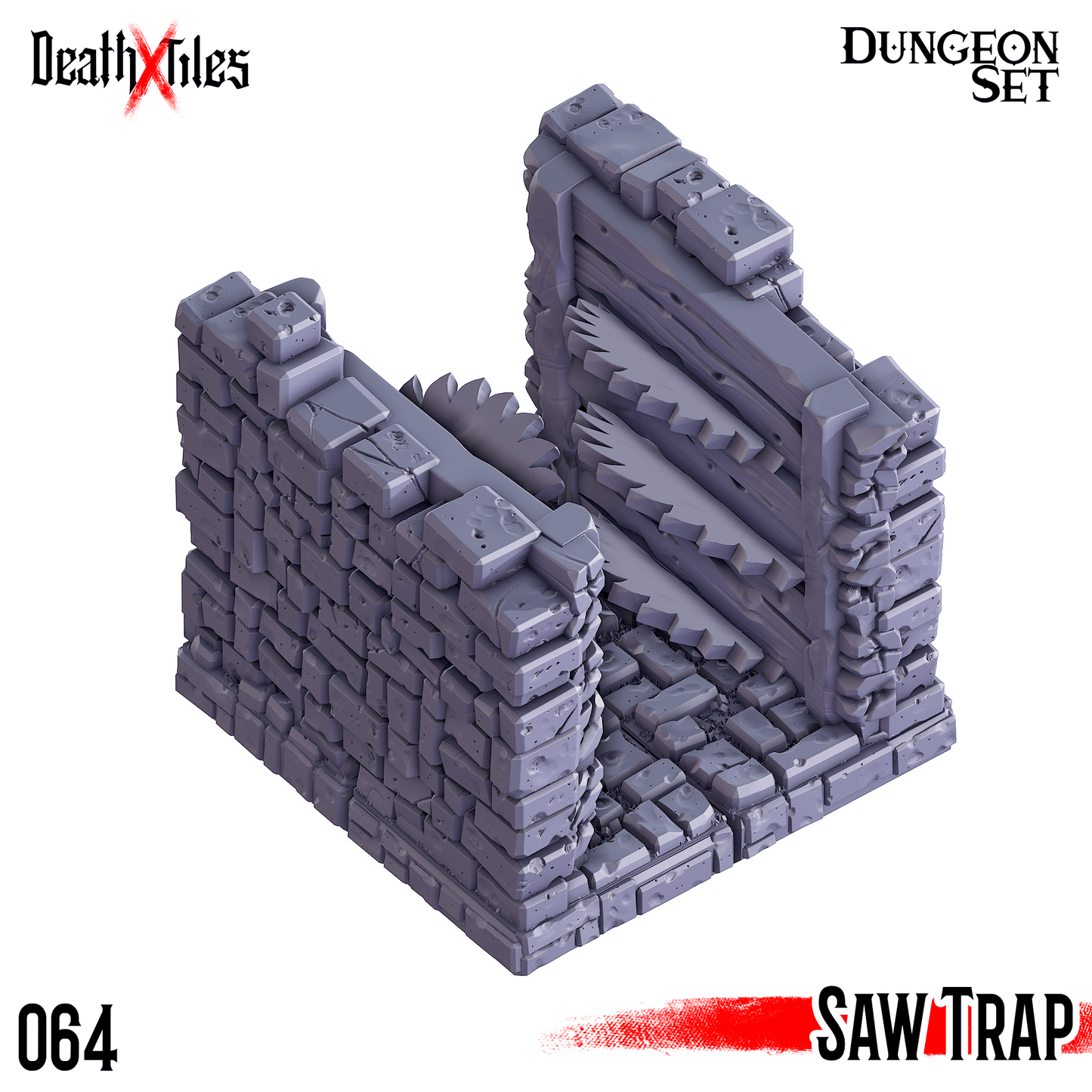 3D Printed Cast n Play Death x Tiles - Trap Bundle 2 Dungeon Tile Set - 3D Printing Boss 