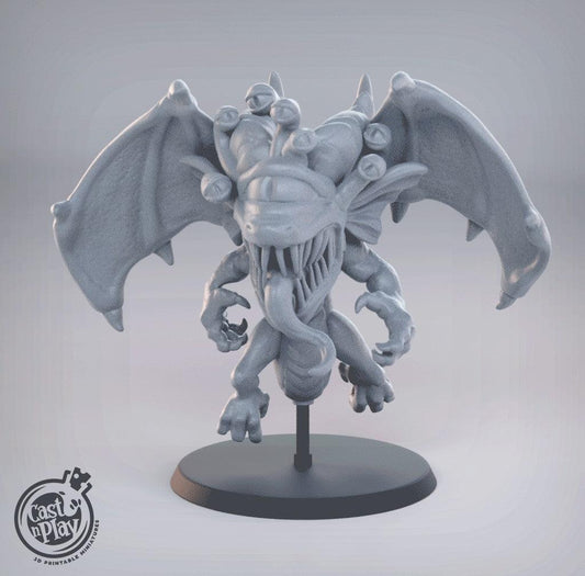 3D Printed Cast n Play Dragon Beholder 28mm 32mm D&D - 3D Printing Boss 